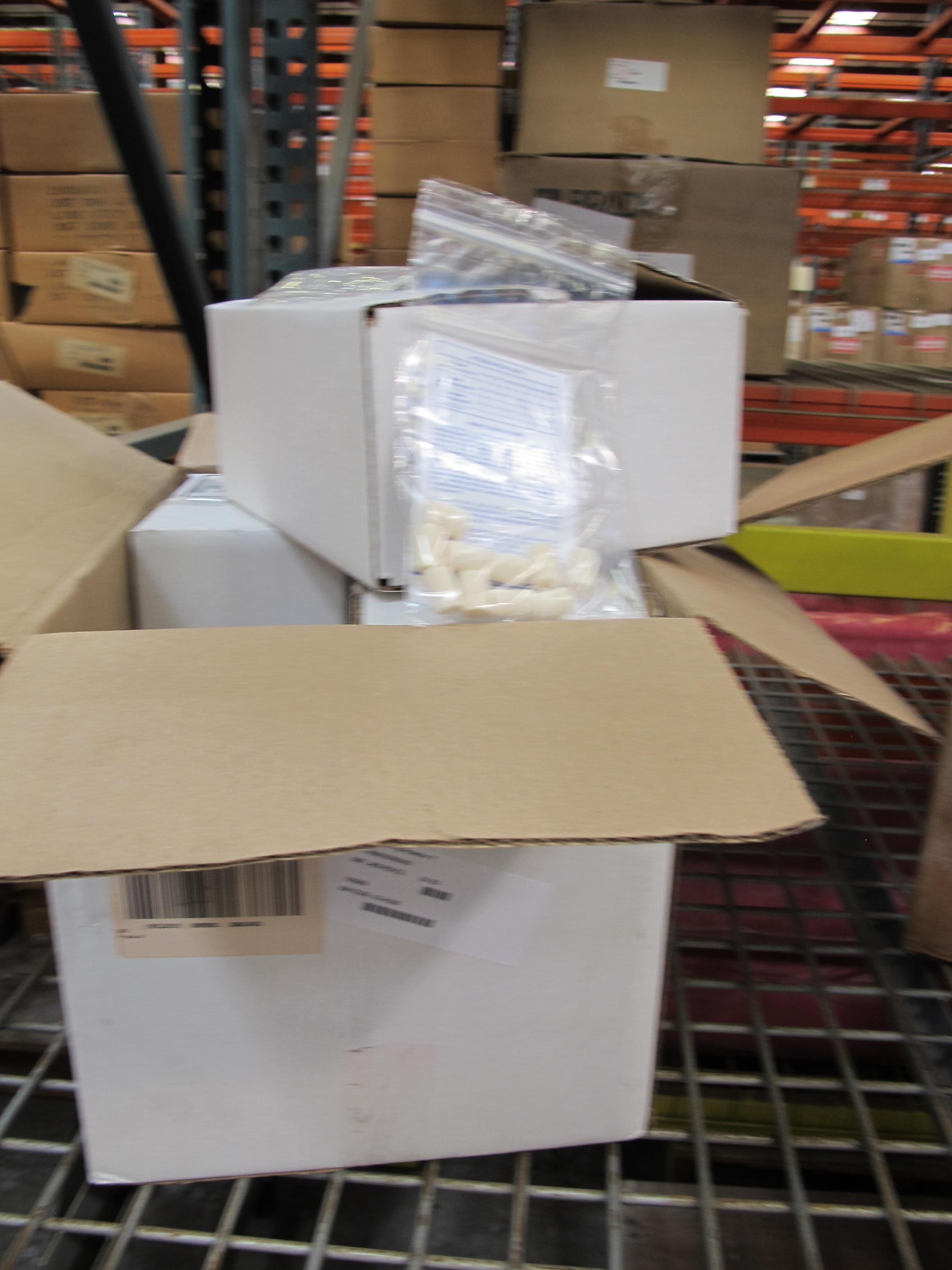 LOT TO INCLUDE: SHOE COVERS, HEARING PROTECTION, COVERALLS, WRIST REST, PRINTED CIRCUIT BOARDS. LOADING & HANDLING FEE $15-4173